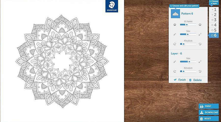 Nieuwe online Mandala Creator 