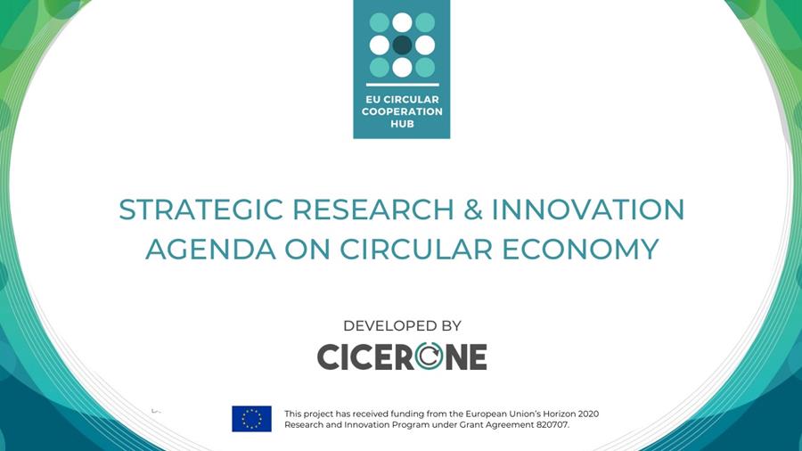 Strategic Research & Innovation Agenda on Circular Economy gepubliceerd