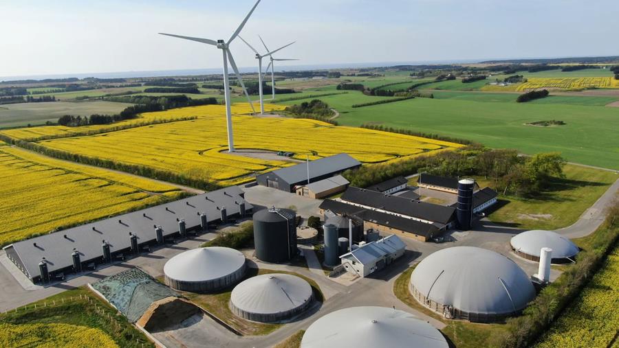 Innovative cooperation in wind power, electrolysis and liquid biogas
