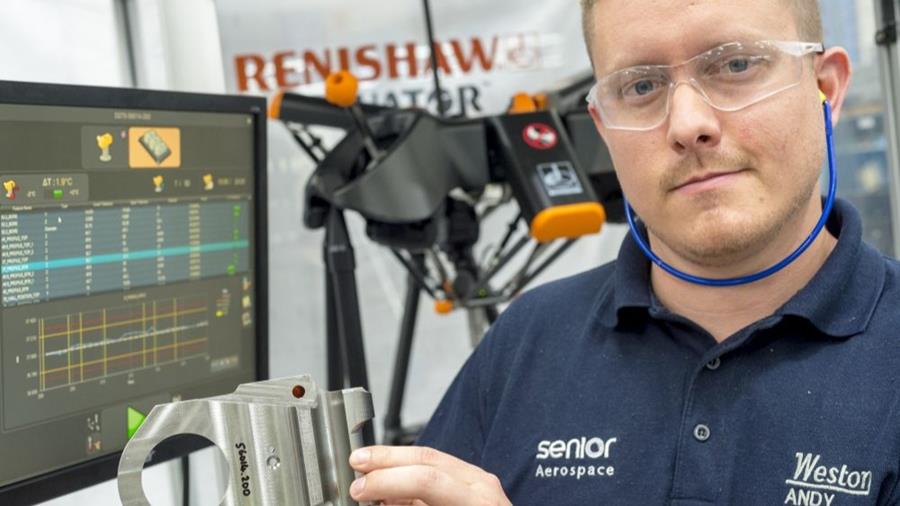 Renishaw Equator™ meetsysteem maakt productiegroei mogelijk bij grote fabrikant van vliegtuigonderdelen