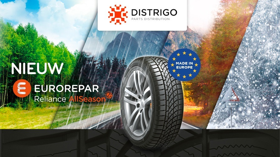 Nieuwe vierseizoensbanden met optimale grip op nat en glad wegdek