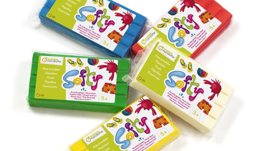 Exaclair présente: pâte polymère Cernit et pâte à modeler Softy & Super Softy