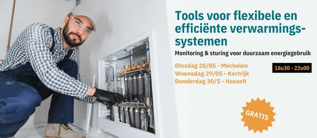 Uitnodiging infosessie: Tools voor flexibele en efficiënte verwarmingssystemen
