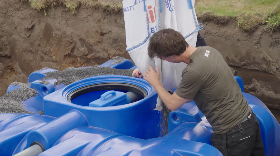 Installer une citerne d'eau de pluie