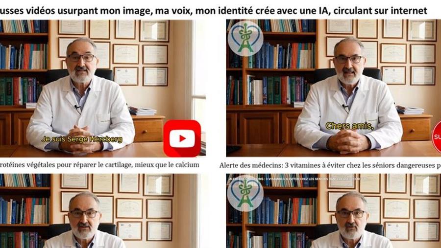 Deepfakes : quand l’IA endosse la blouse blanche du Pr Serge Hercberg