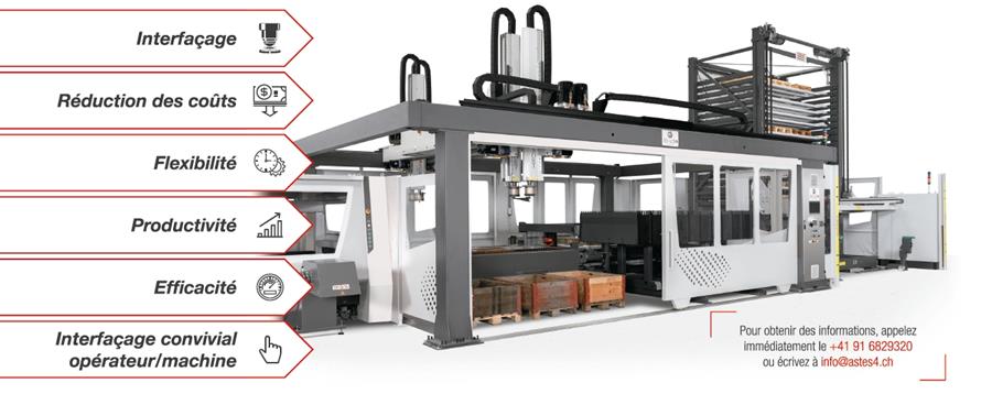 Astes4, votre partenaire pour l'automation des machines a découpé en 2D